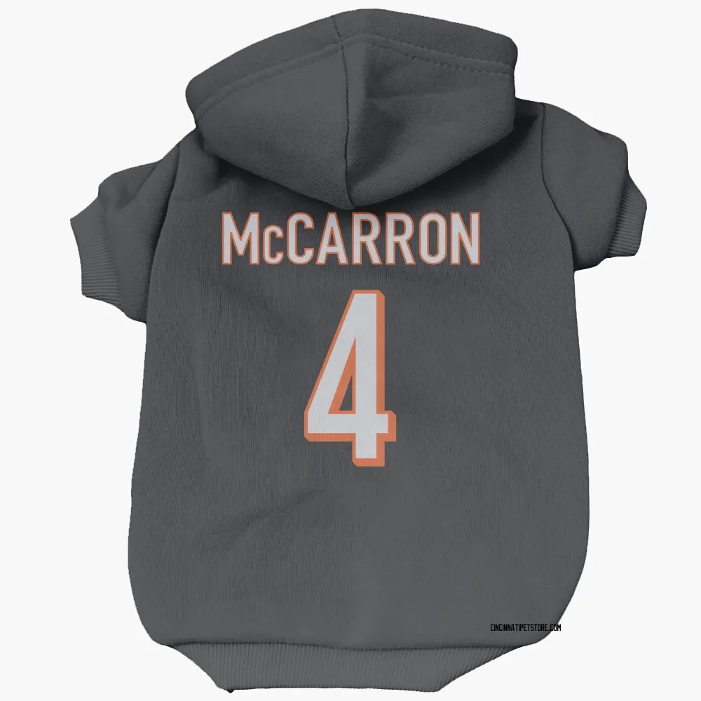 Cincinnati Bengals AJ McCarron Black Pet Hoodie for Dog & Cat