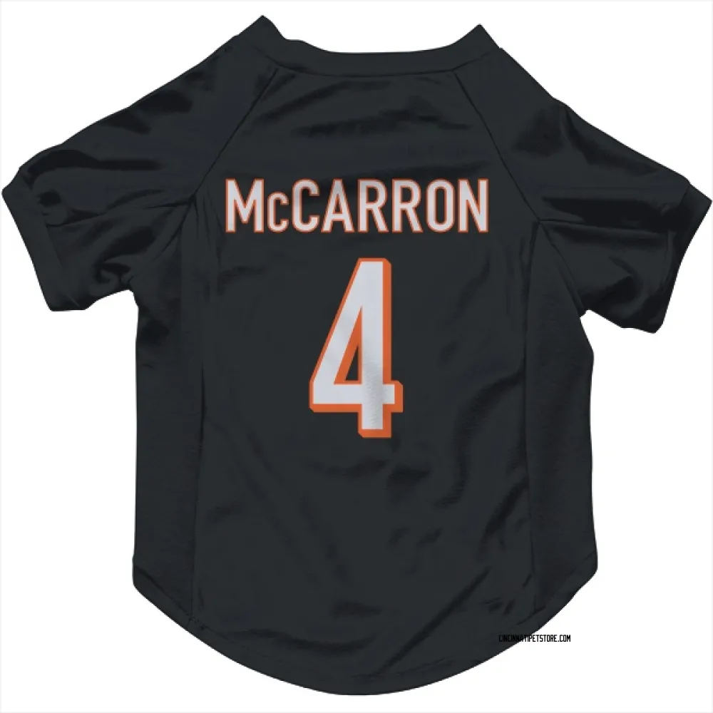 Cincinnati Bengals AJ McCarron Black Pet Jersey for Dog & Cat