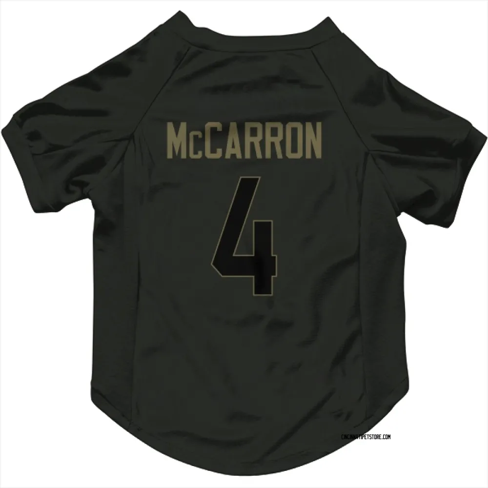 Cincinnati Bengals AJ McCarron Black Service Pet Jersey for Dog & Cat