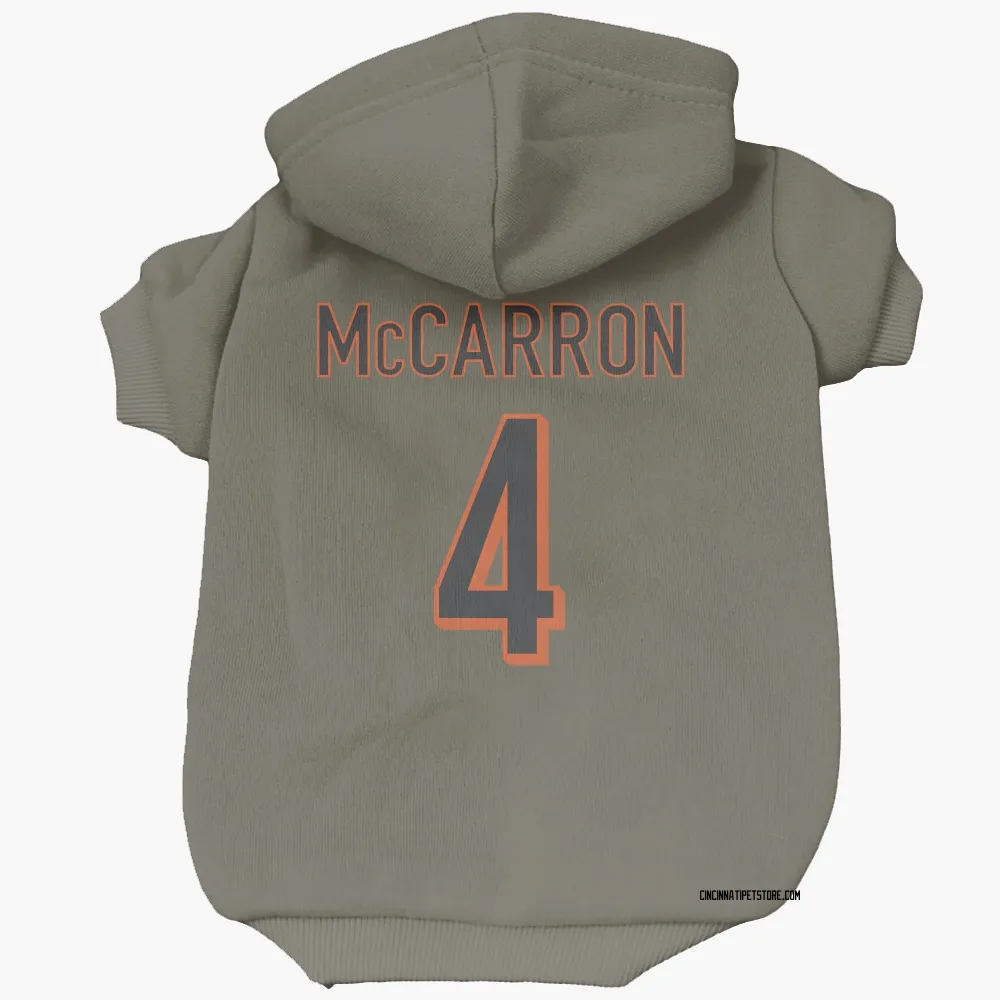 Cincinnati Bengals AJ McCarron Olive Pet Hoodie for Dog & Cat