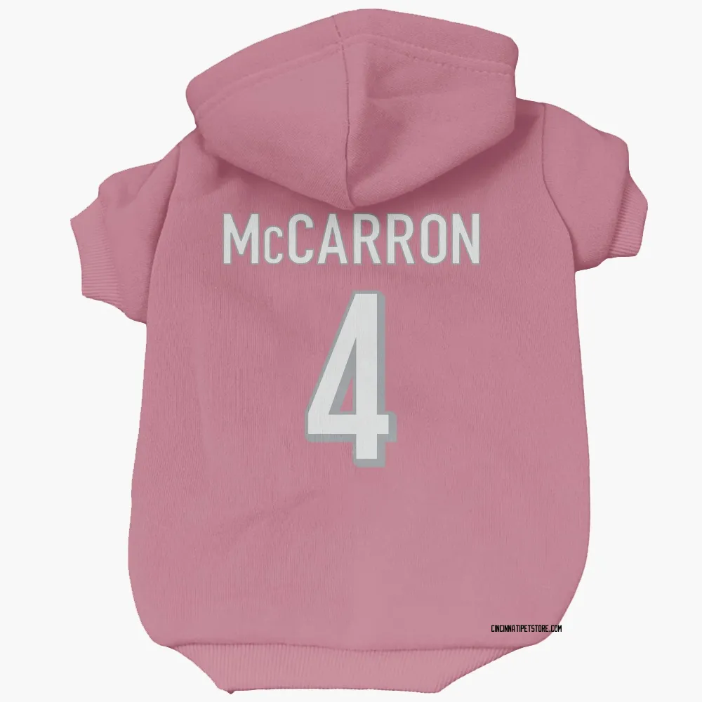 Cincinnati Bengals AJ McCarron Pink Pet Hoodie for Dog & Cat