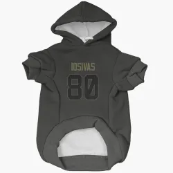 Cincinnati Bengals Andrei Iosivas Black Service Pet Hoodie for Dog & Cat