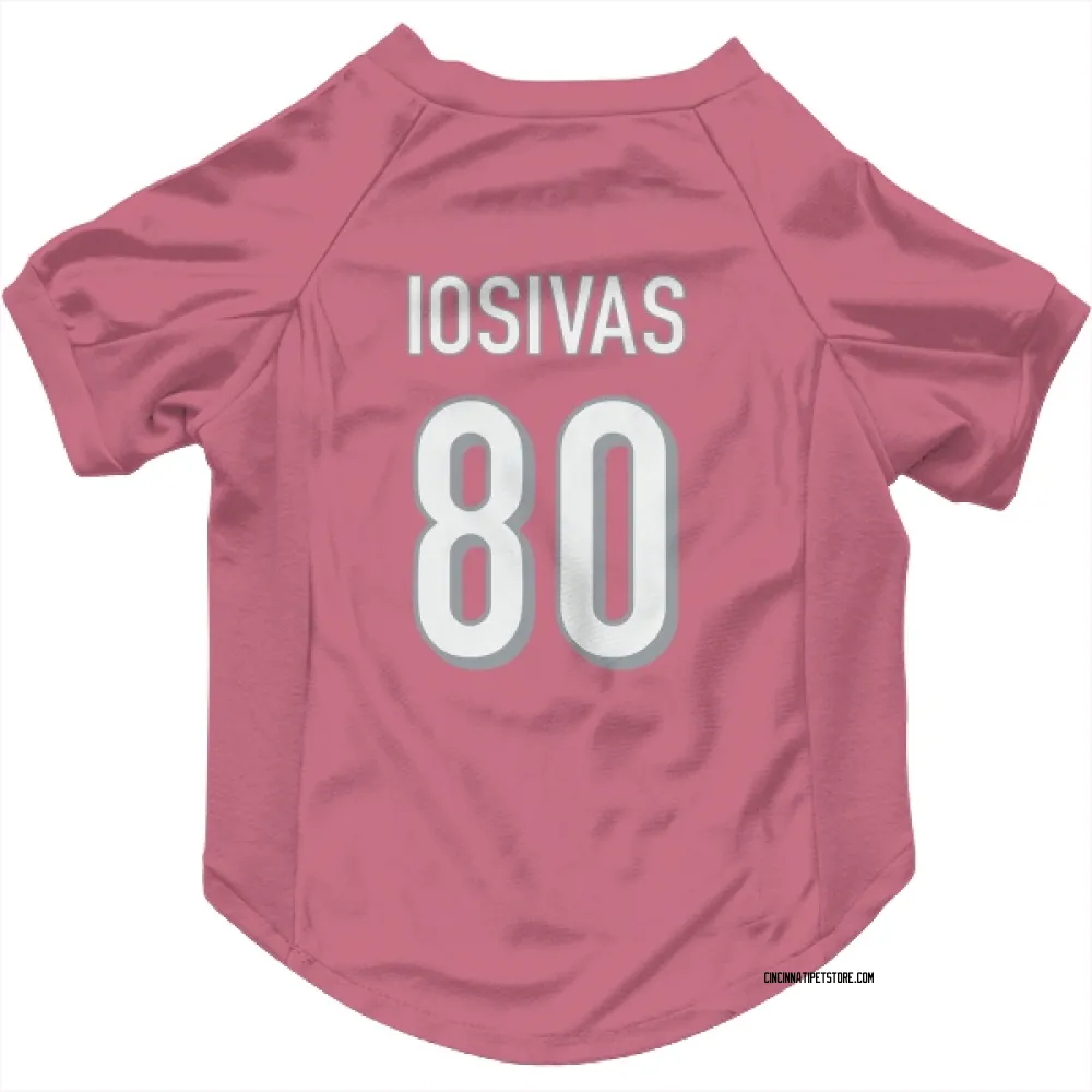 Cincinnati Bengals Andrei Iosivas Pink Pet Jersey for Dog & Cat