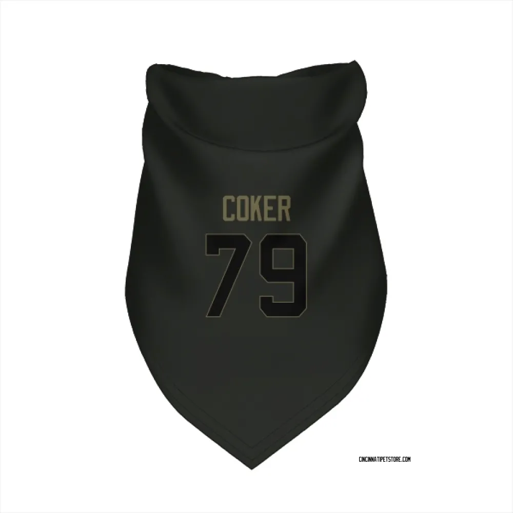 Cincinnati Bengals Andrew Coker Black Service Pet Bandana for Dog & Cat
