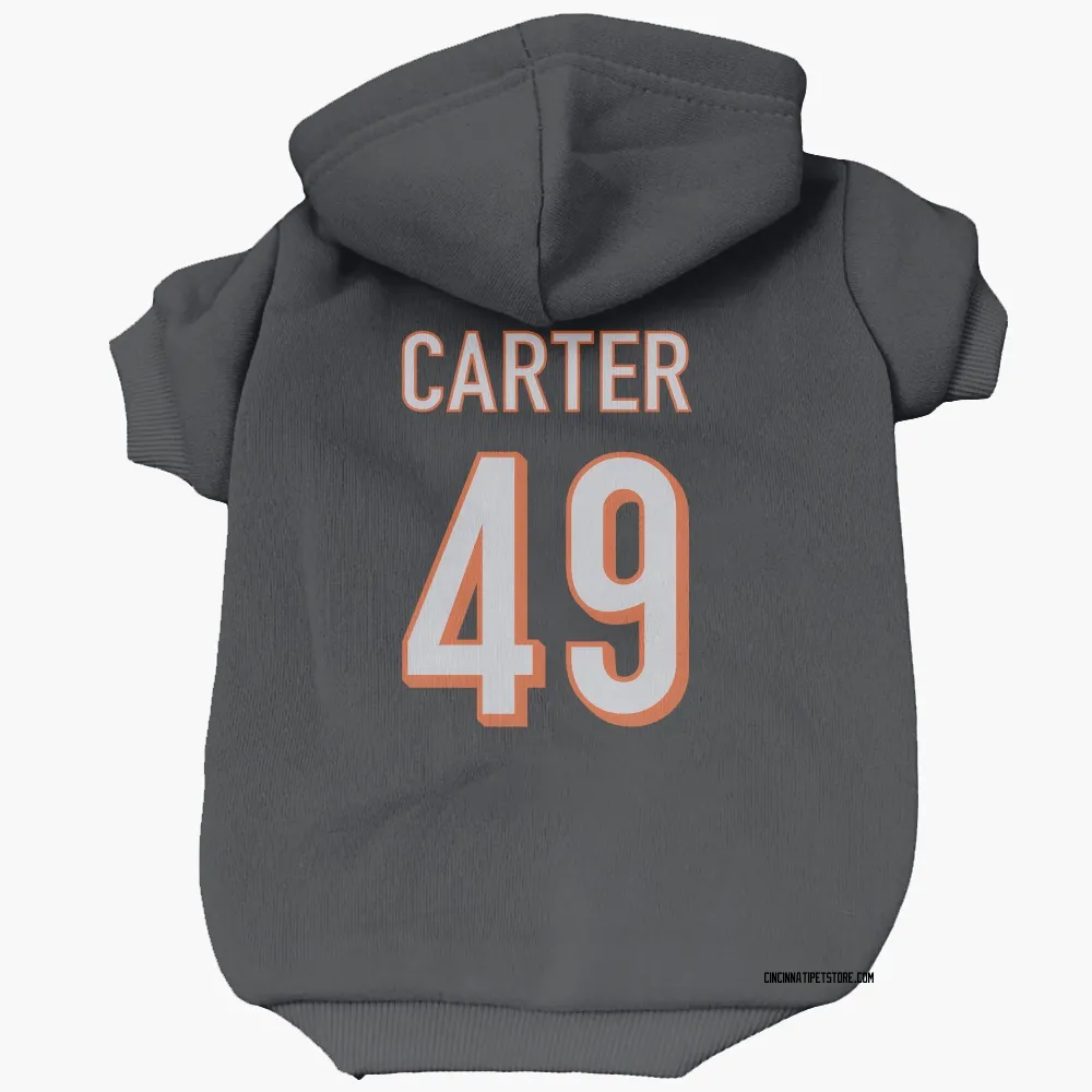 Cincinnati Bengals Barrett Carter Black Pet Hoodie for Dog & Cat