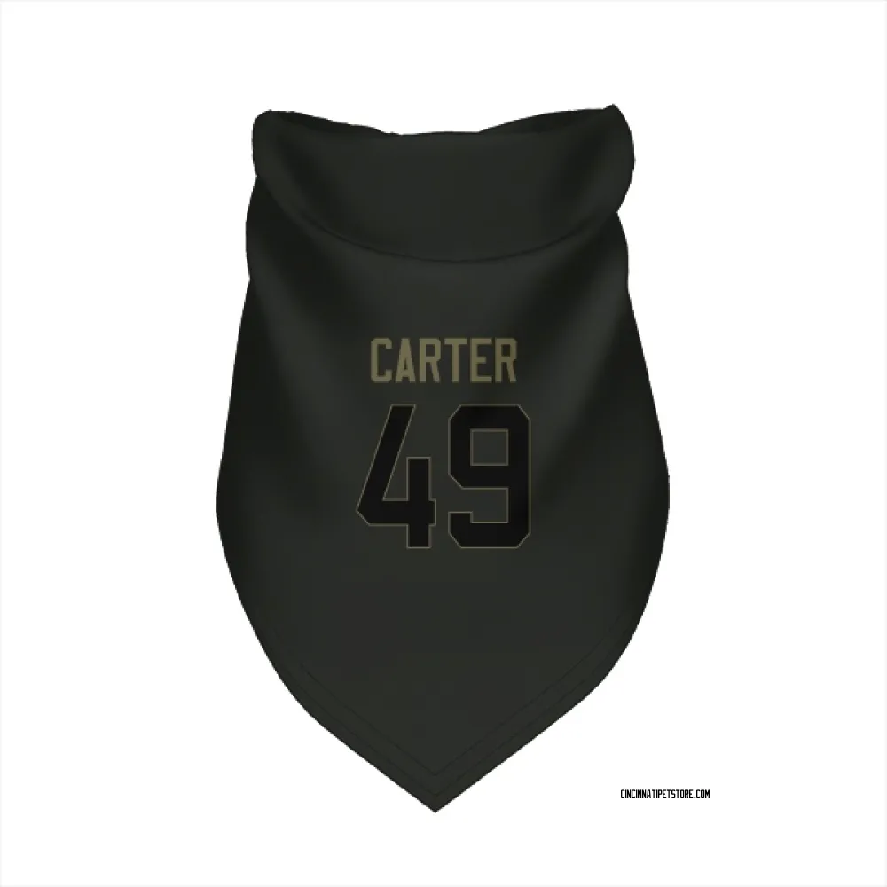 Cincinnati Bengals Barrett Carter Black Service Pet Bandana for Dog & Cat