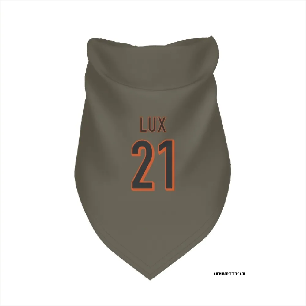 Cincinnati Bengals Bralyn Lux Olive Pet Bandana for Dog & Cat