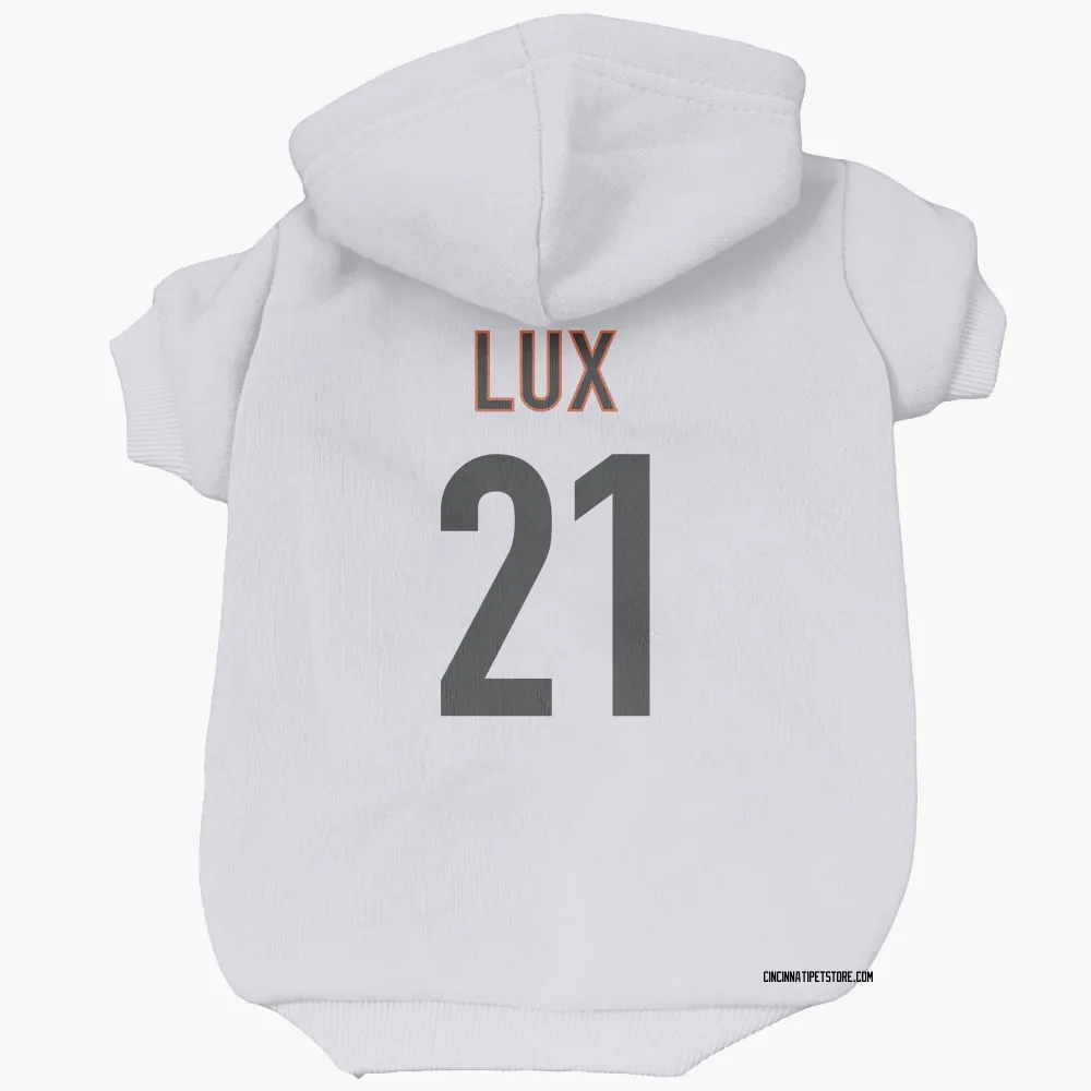Cincinnati Bengals Bralyn Lux White Pet Hoodie for Dog & Cat