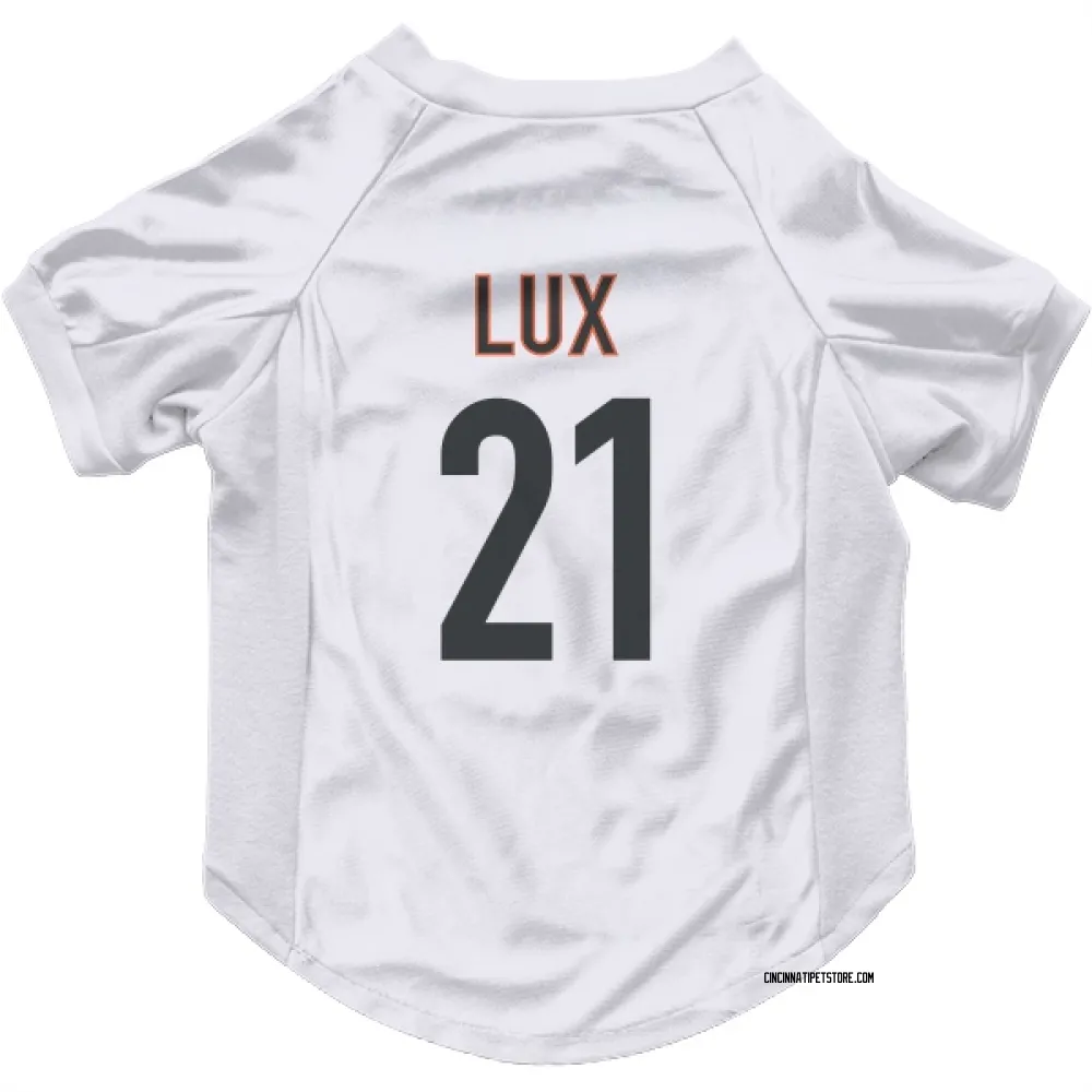 Cincinnati Bengals Bralyn Lux White Pet Jersey for Dog & Cat