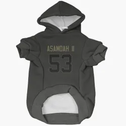 Cincinnati Bengals Brian Asamoah II Black Service Pet Hoodie for Dog & Cat