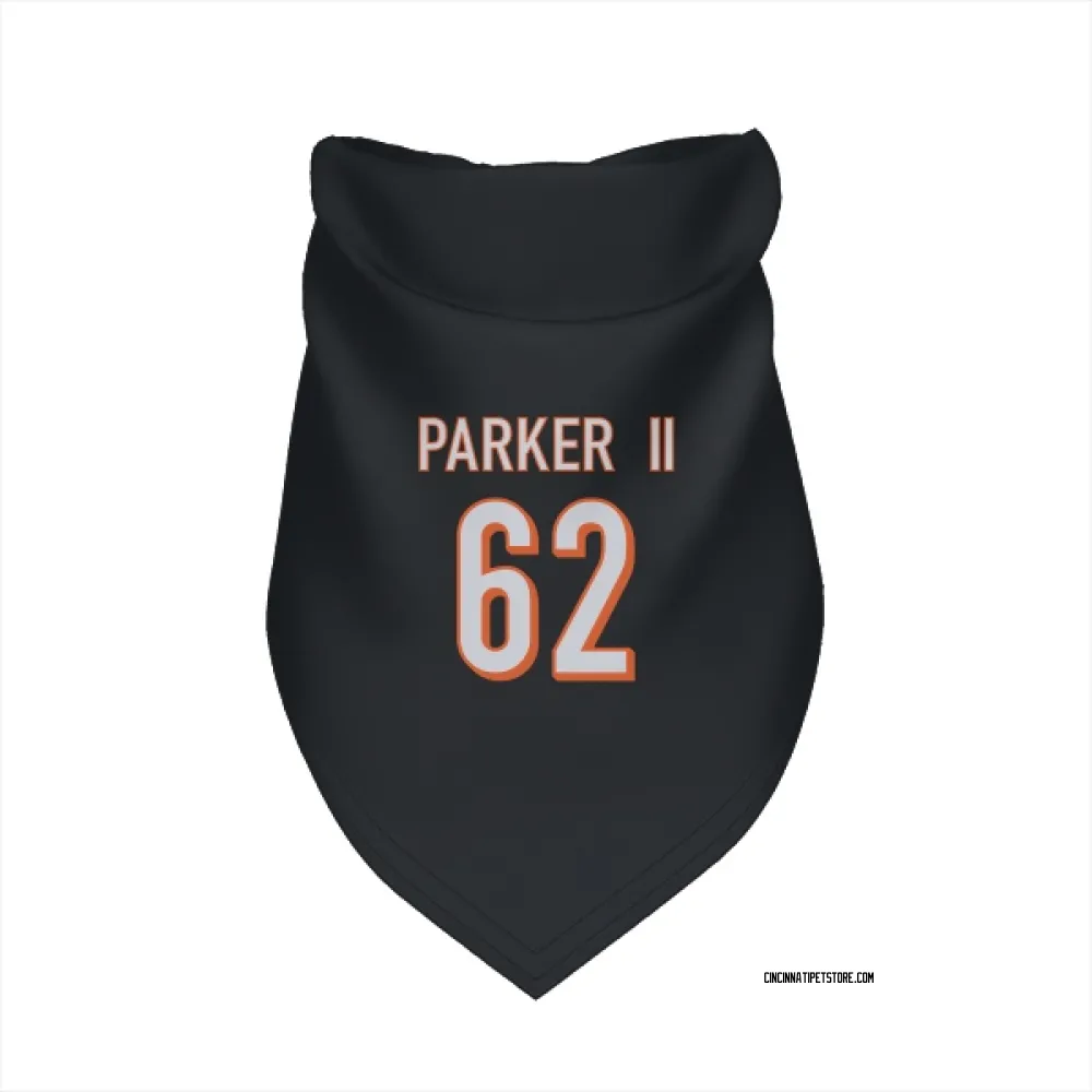 Cincinnati Bengals Brian Parker II Black Pet Bandana for Dog & Cat