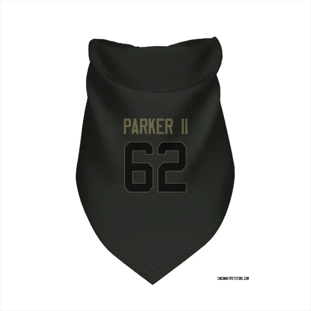 Cincinnati Bengals Brian Parker II Black Service Pet Bandana for Dog & Cat