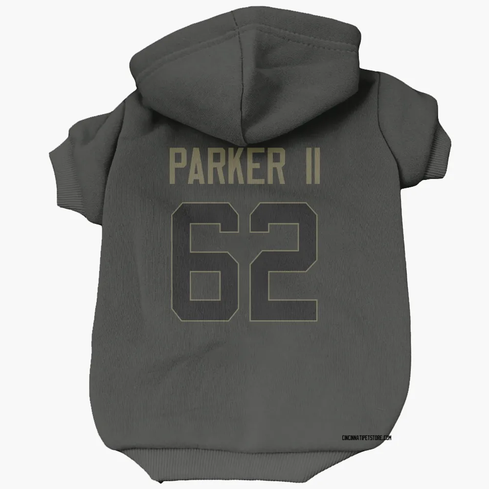 Cincinnati Bengals Brian Parker II Black Service Pet Hoodie for Dog & Cat