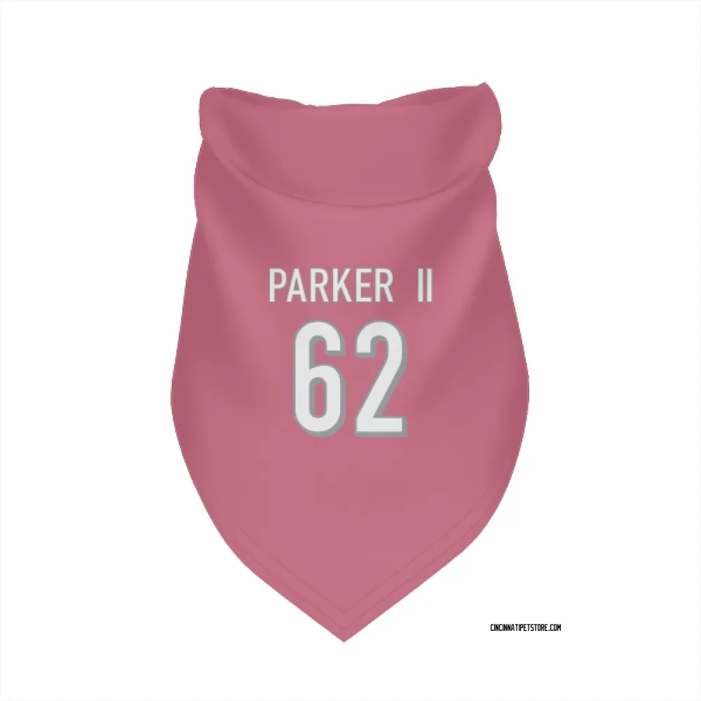 Cincinnati Bengals Brian Parker II Pink Pet Bandana for Dog & Cat