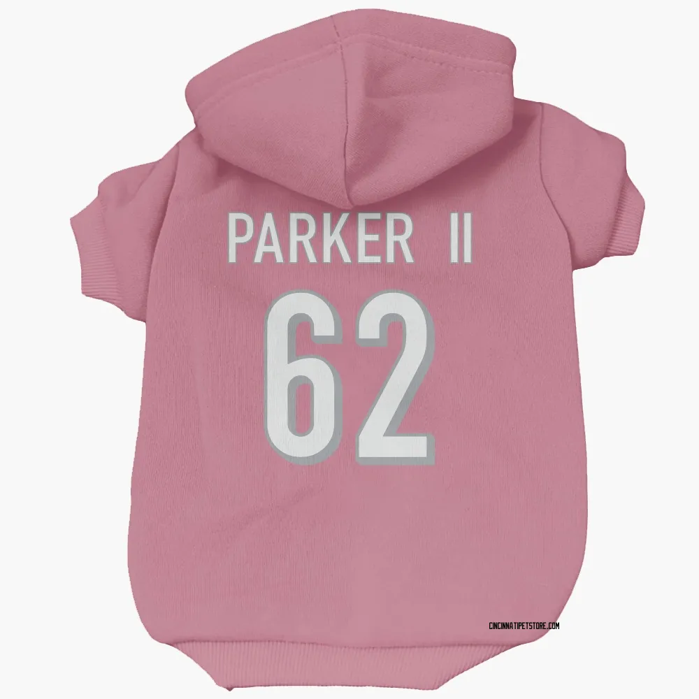 Cincinnati Bengals Brian Parker II Pink Pet Hoodie for Dog & Cat