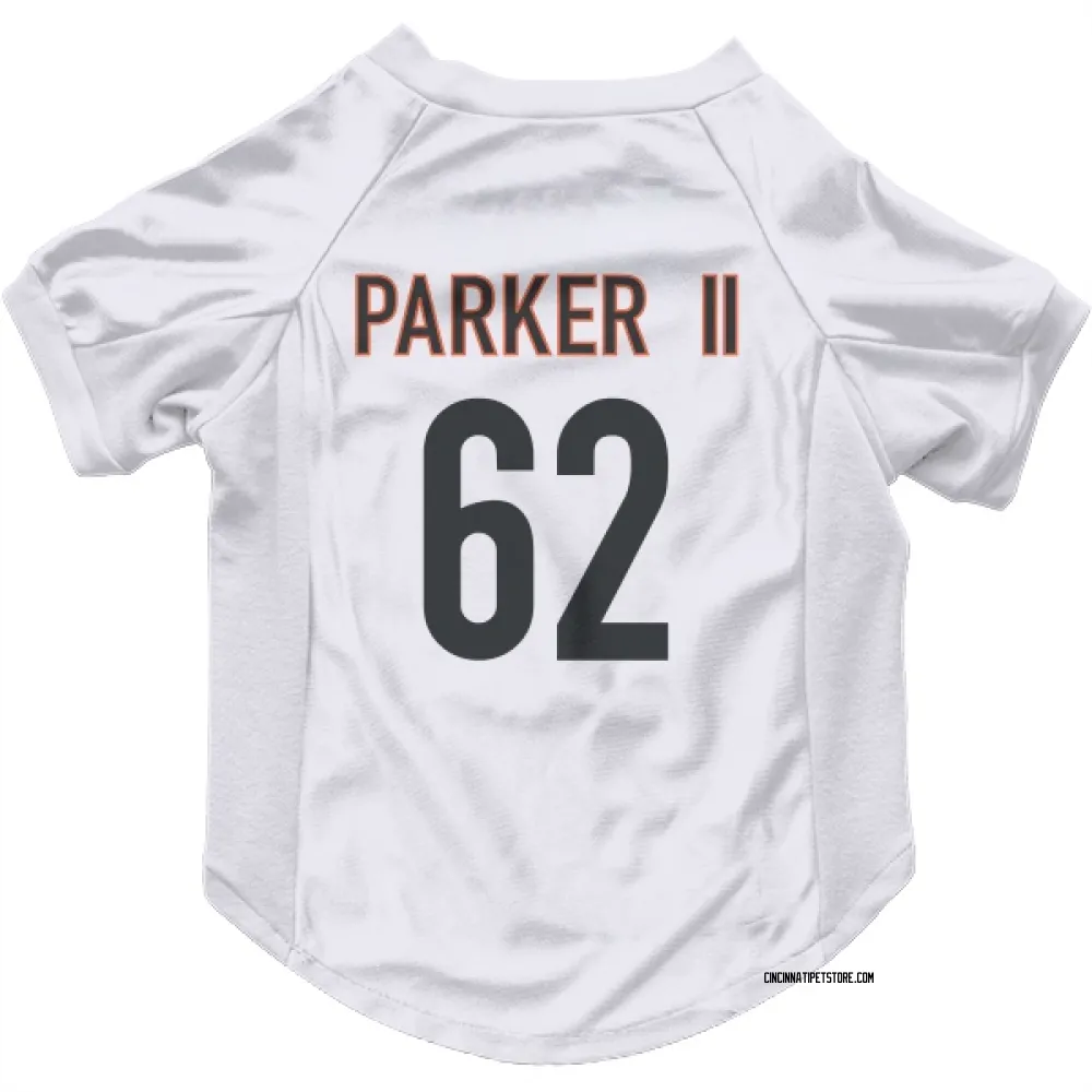 Cincinnati Bengals Brian Parker II White Pet Jersey for Dog & Cat