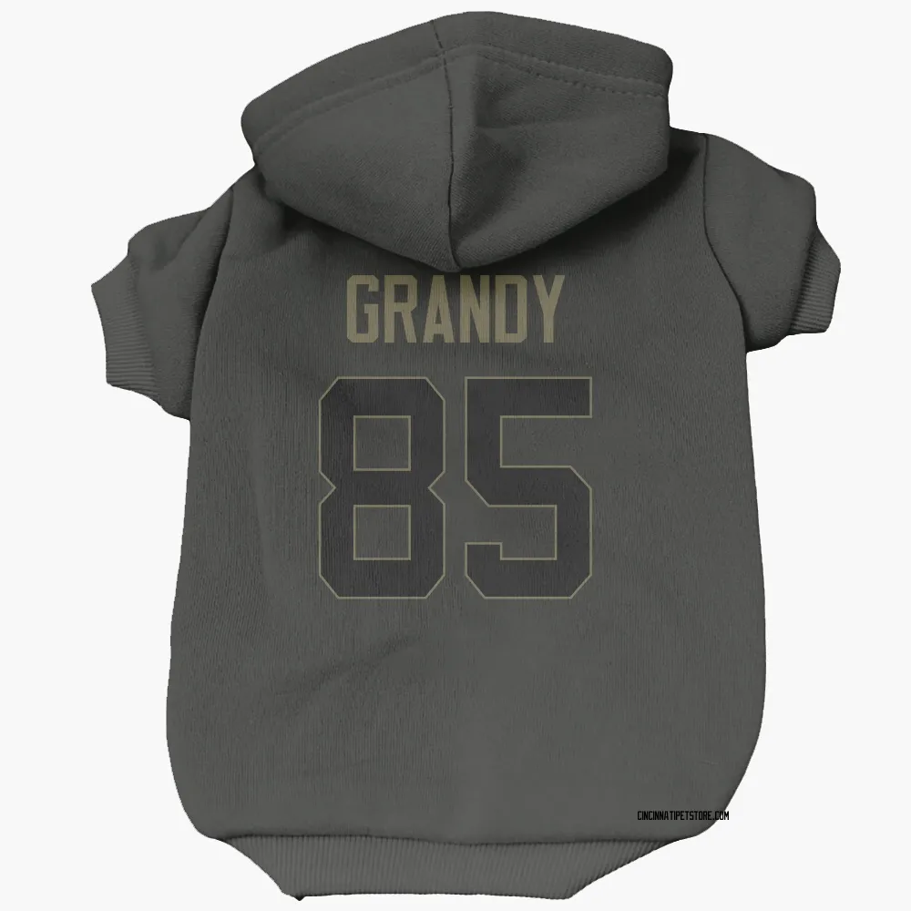 Cincinnati Bengals Cam Grandy Black Service Pet Hoodie for Dog & Cat