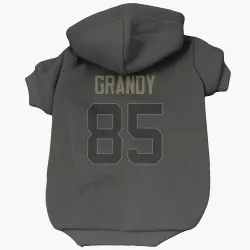 Cincinnati Bengals Cam Grandy Black Service Pet Hoodie for Dog & Cat