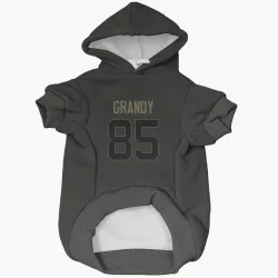 Cincinnati Bengals Cam Grandy Black Service Pet Hoodie for Dog & Cat