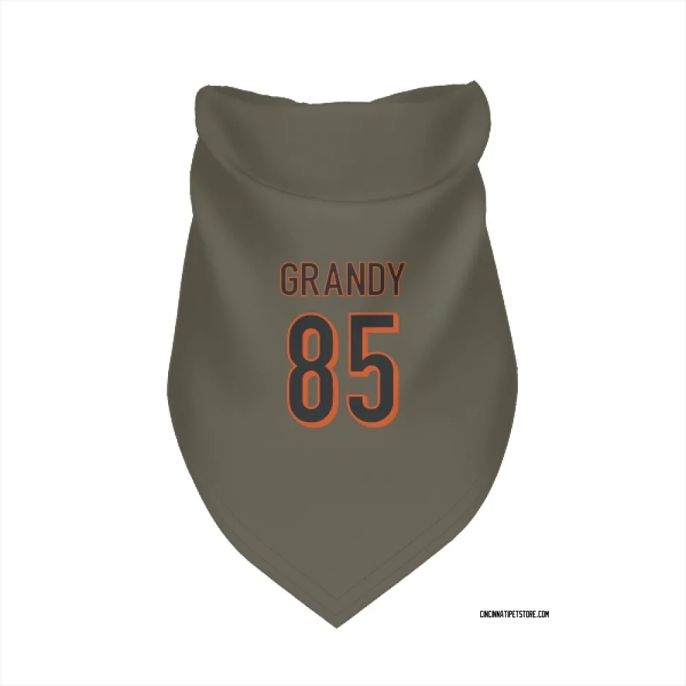 Cincinnati Bengals Cam Grandy Olive Pet Bandana for Dog & Cat