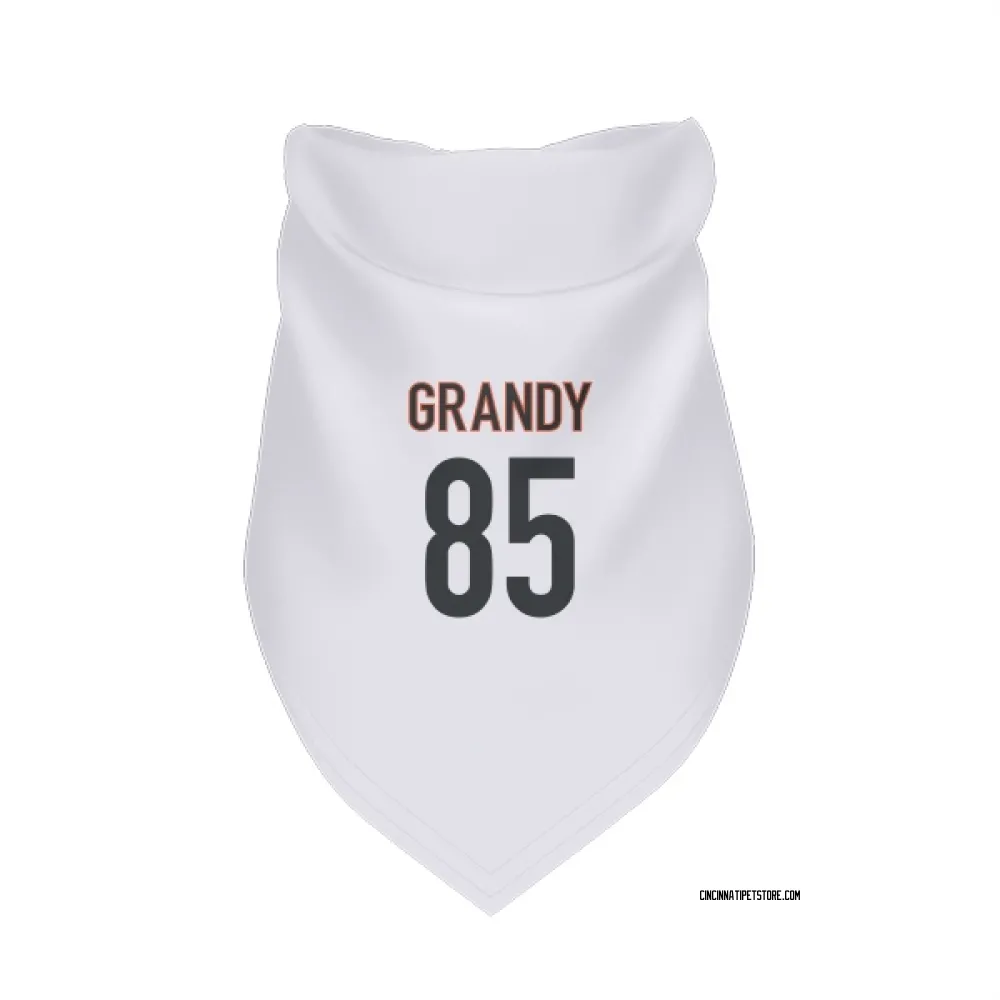 Cincinnati Bengals Cam Grandy White Pet Bandana for Dog & Cat
