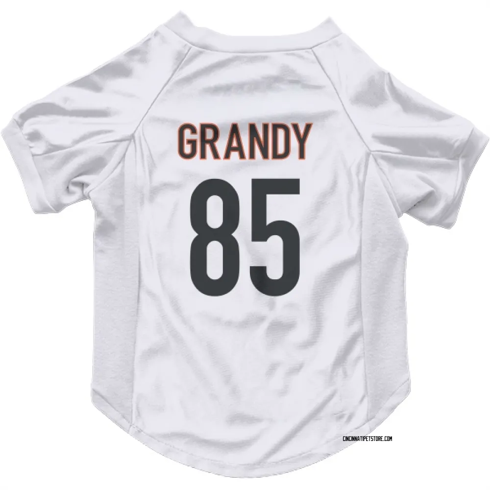 Cincinnati Bengals Cam Grandy White Pet Jersey for Dog & Cat