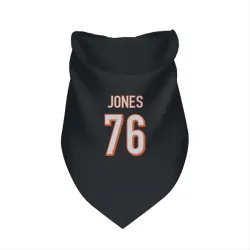 Cincinnati Bengals Christian Jones Black Pet Bandana for Dog & Cat