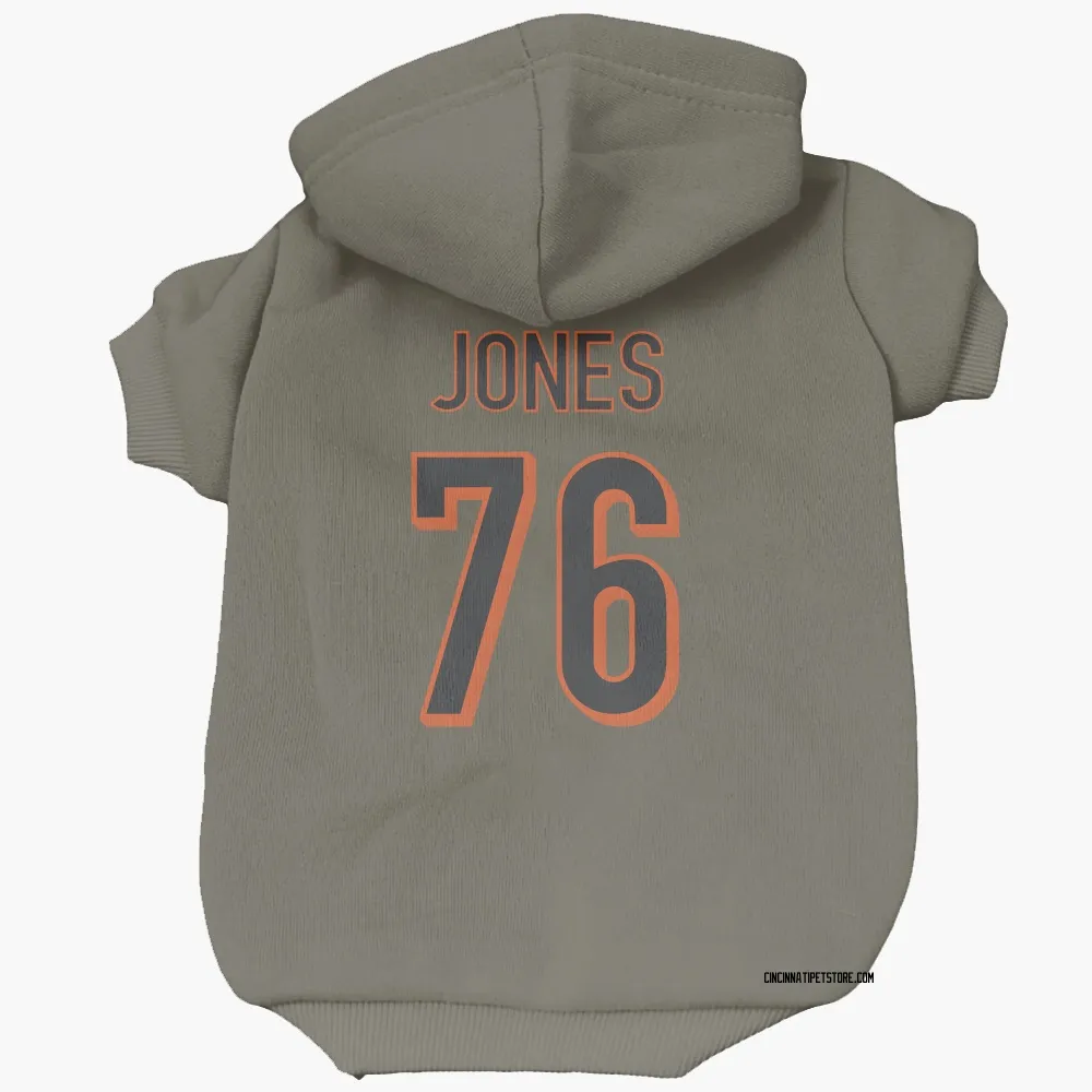 Cincinnati Bengals Christian Jones Olive Pet Hoodie for Dog & Cat