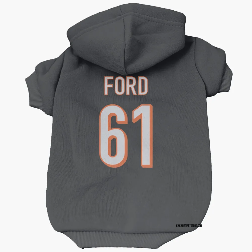 Cincinnati Bengals Cody Ford Black Pet Hoodie for Dog & Cat
