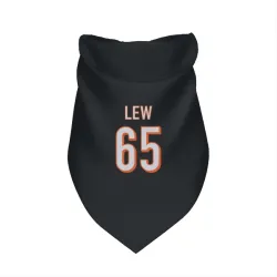 Cincinnati Bengals Connor Lew Black Pet Bandana for Dog & Cat
