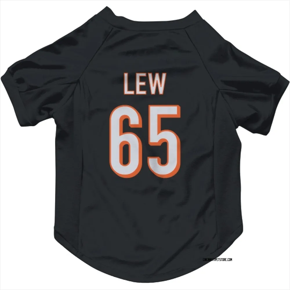 Cincinnati Bengals Connor Lew Black Pet Jersey for Dog & Cat