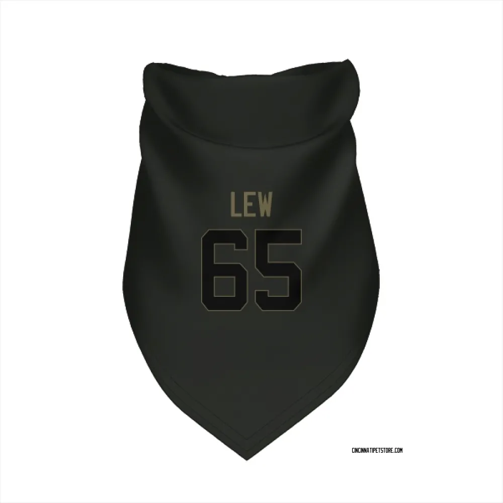 Cincinnati Bengals Connor Lew Black Service Pet Bandana for Dog & Cat