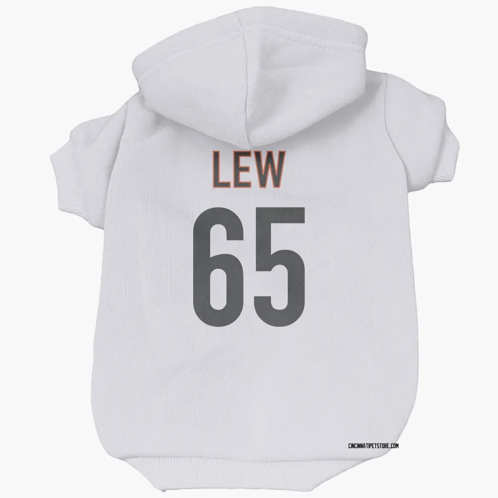 Cincinnati Bengals Connor Lew White Pet Hoodie for Dog & Cat