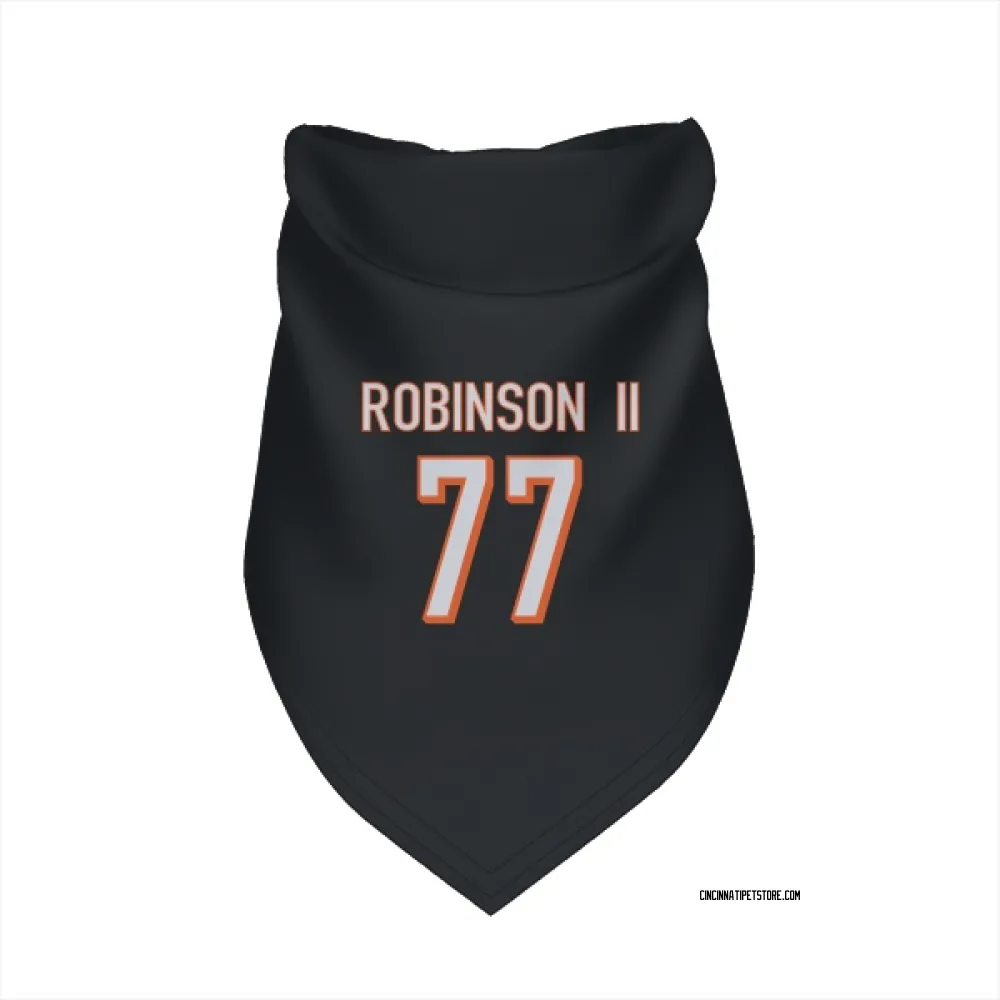 Cincinnati Bengals Corey Robinson II Black Pet Bandana for Dog & Cat
