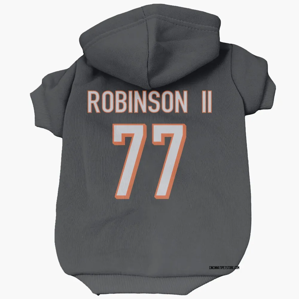 Cincinnati Bengals Corey Robinson II Black Pet Hoodie for Dog & Cat