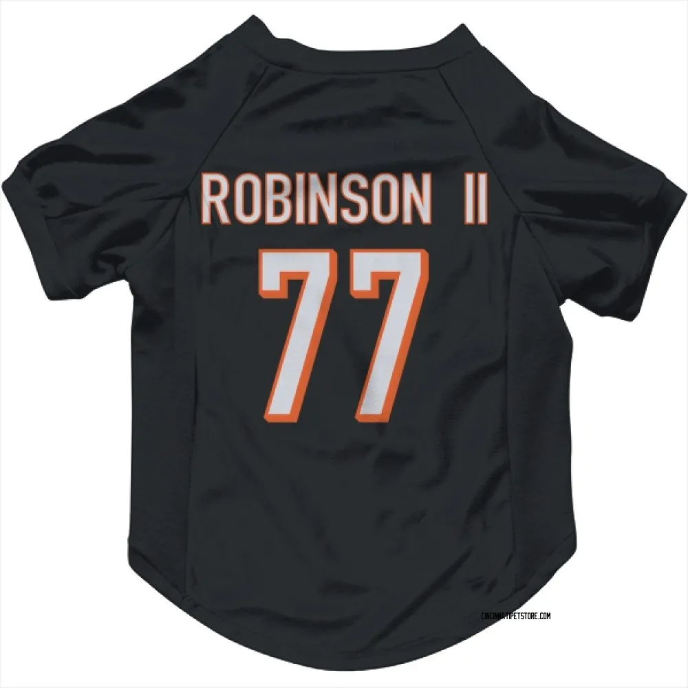 Cincinnati Bengals Corey Robinson II Black Pet Jersey for Dog & Cat