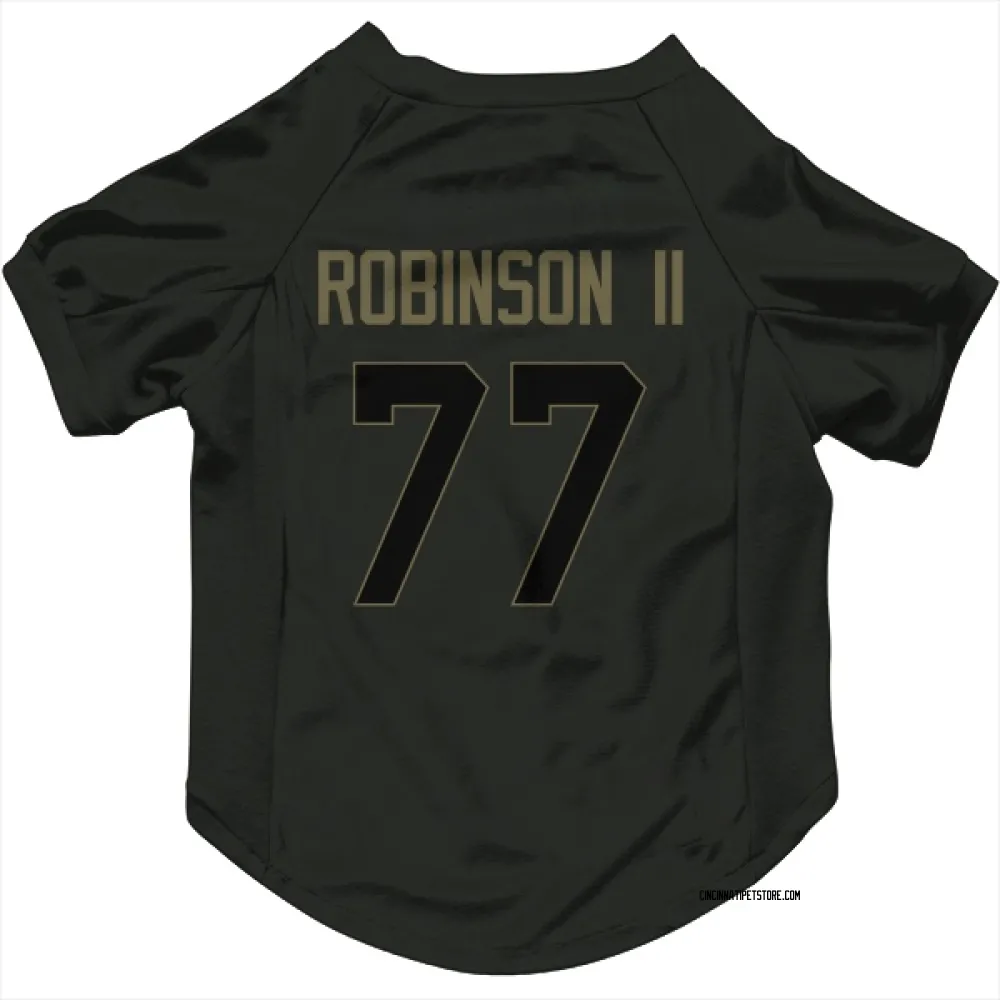 Cincinnati Bengals Corey Robinson II Black Service Pet Jersey for Dog & Cat