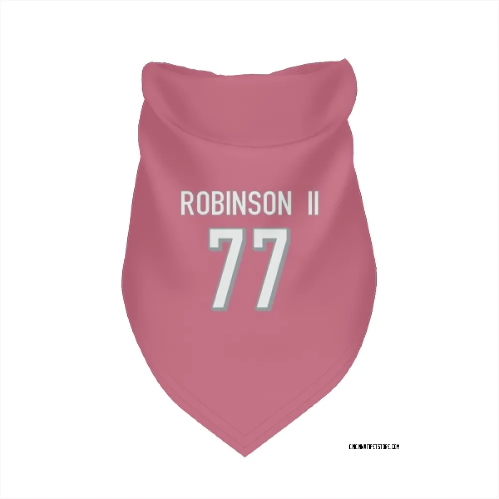 Cincinnati Bengals Corey Robinson II Pink Pet Bandana for Dog & Cat