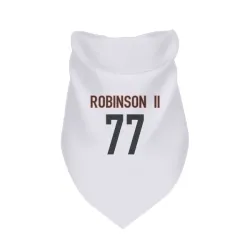 Cincinnati Bengals Corey Robinson II White Pet Bandana for Dog & Cat