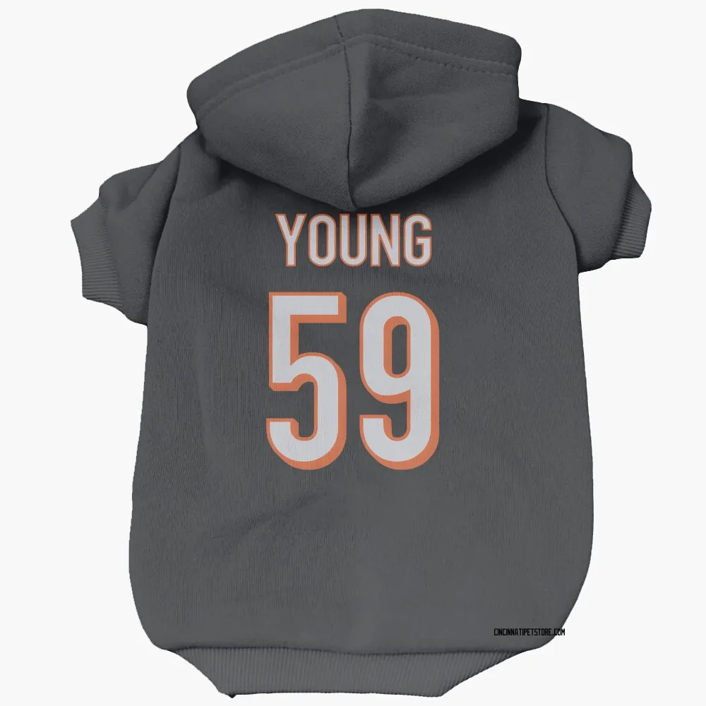 Cincinnati Bengals Craig Young Black Pet Hoodie for Dog & Cat