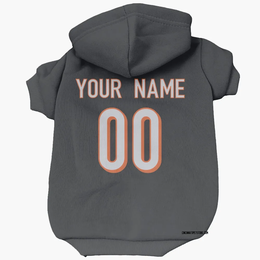 Cincinnati Bengals Custom Black Pet Hoodie for Dog & Cat