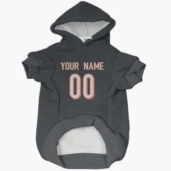 Cincinnati Bengals Custom Black Pet Hoodie for Dog & Cat