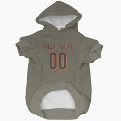 Cincinnati Bengals Custom Olive Pet Hoodie for Dog & Cat