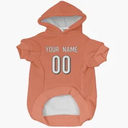 Cincinnati Bengals Custom Orange Pet Hoodie for Dog & Cat