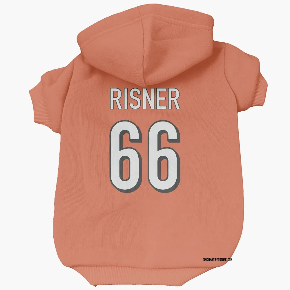 Cincinnati Bengals Dalton Risner Orange Pet Hoodie for Dog & Cat