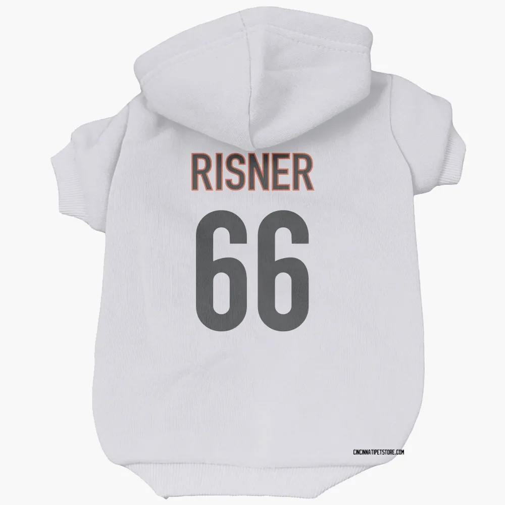 Cincinnati Bengals Dalton Risner White Pet Hoodie for Dog & Cat