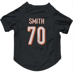 Cincinnati Bengals D'Ante Smith Black Pet Jersey for Dog & Cat