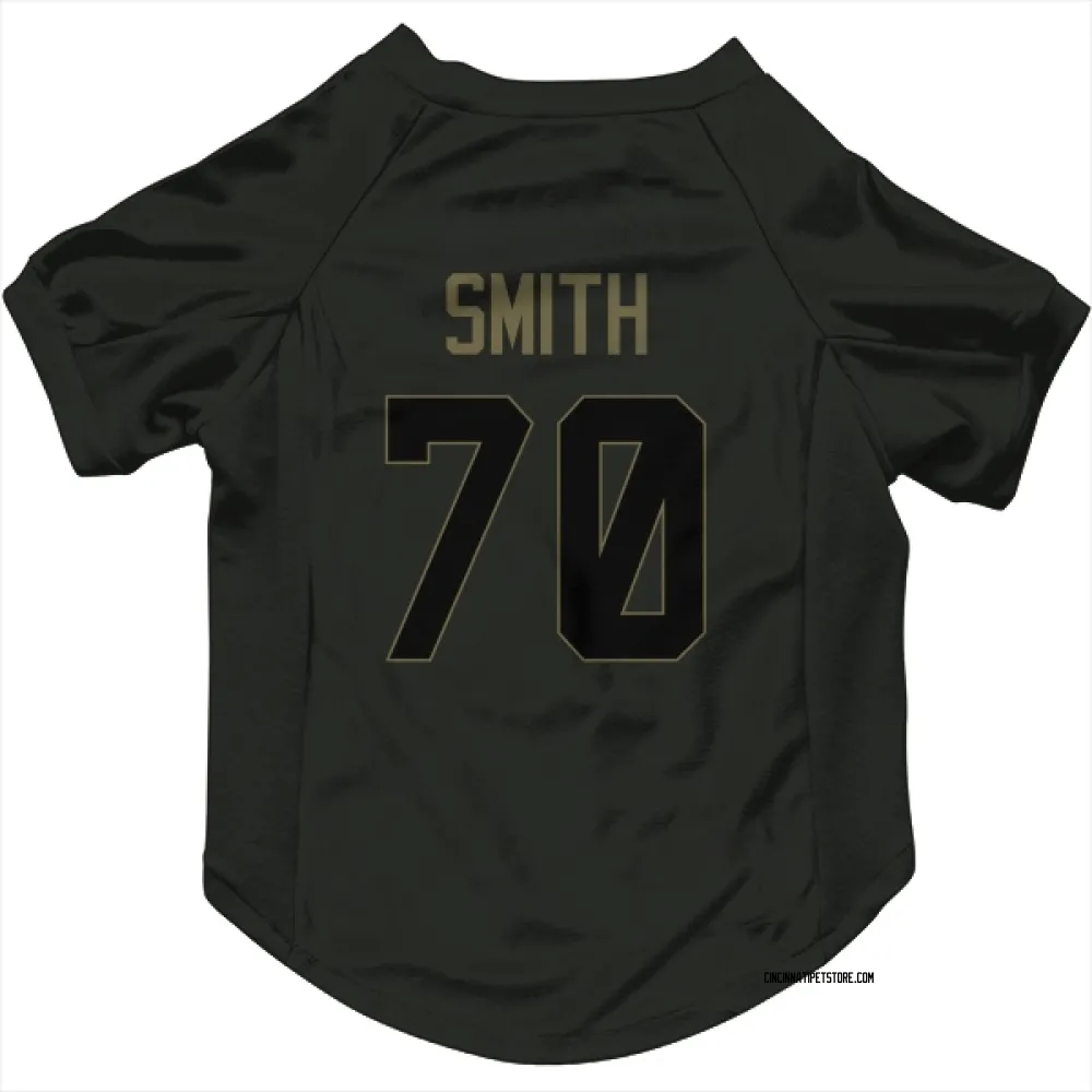 Cincinnati Bengals D'Ante Smith Black Service Pet Jersey for Dog & Cat