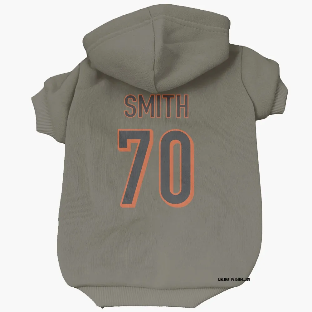 Cincinnati Bengals D'Ante Smith Olive Pet Hoodie for Dog & Cat