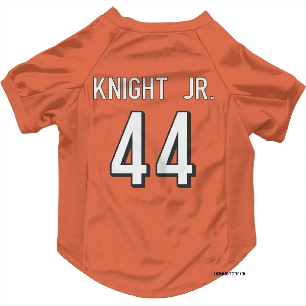Cincinnati Bengals Demetrius Knight Jr. Orange Pet Jersey for Dog & Cat